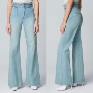[BLANKNYC] DOPPLEGANGER THE DELANCEY JEAN High Rise Wide Leg SZ 31